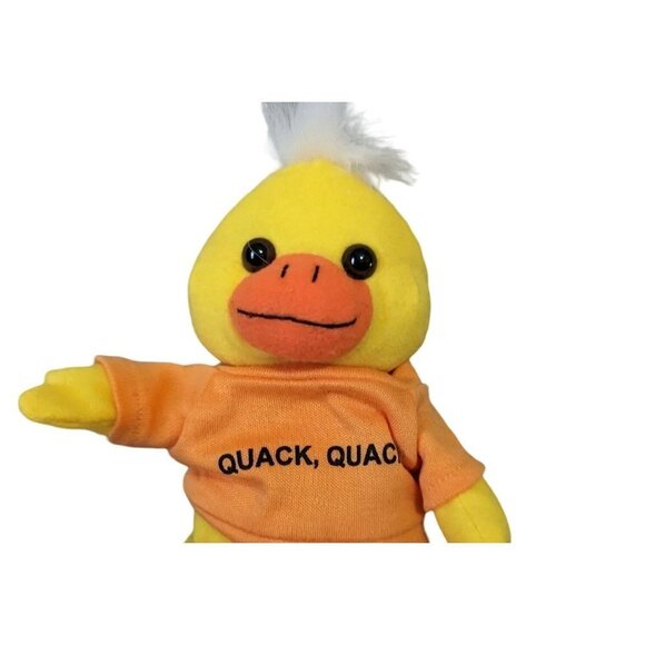 it's all greek to me plush orange yellow duck quack quack  Easter 7.5 in - Picture 3 of 6